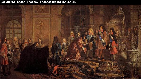 Louis XIV s Louis XIV. empfangt den Dogen von Genua in Versailles